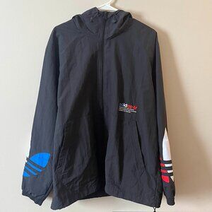 Adidas Tricol Windbreaker Sports Jacket Black